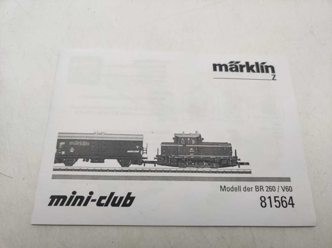 Mini Club / Märklin Z DC 81564 / V60 Diesellok / Analog / Rot