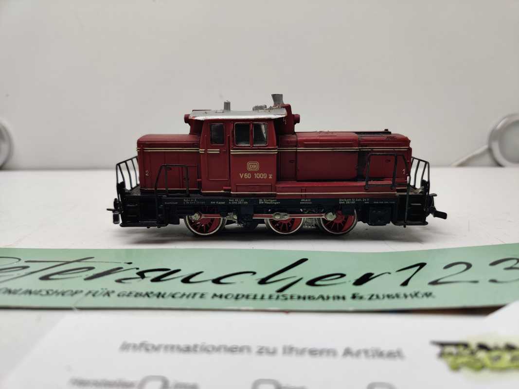 MÄRKLIN H0 AC V60 1009 / Diesellok / Rot / DB / Umbau Delta - Digital