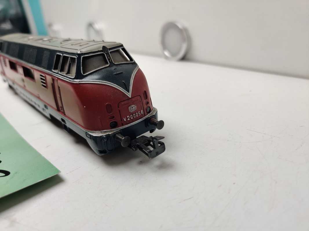 MÄRKLIN H0 AC 3021 / V200 056 / Diesellok / Rot / DB / Umbau Delta - Digital