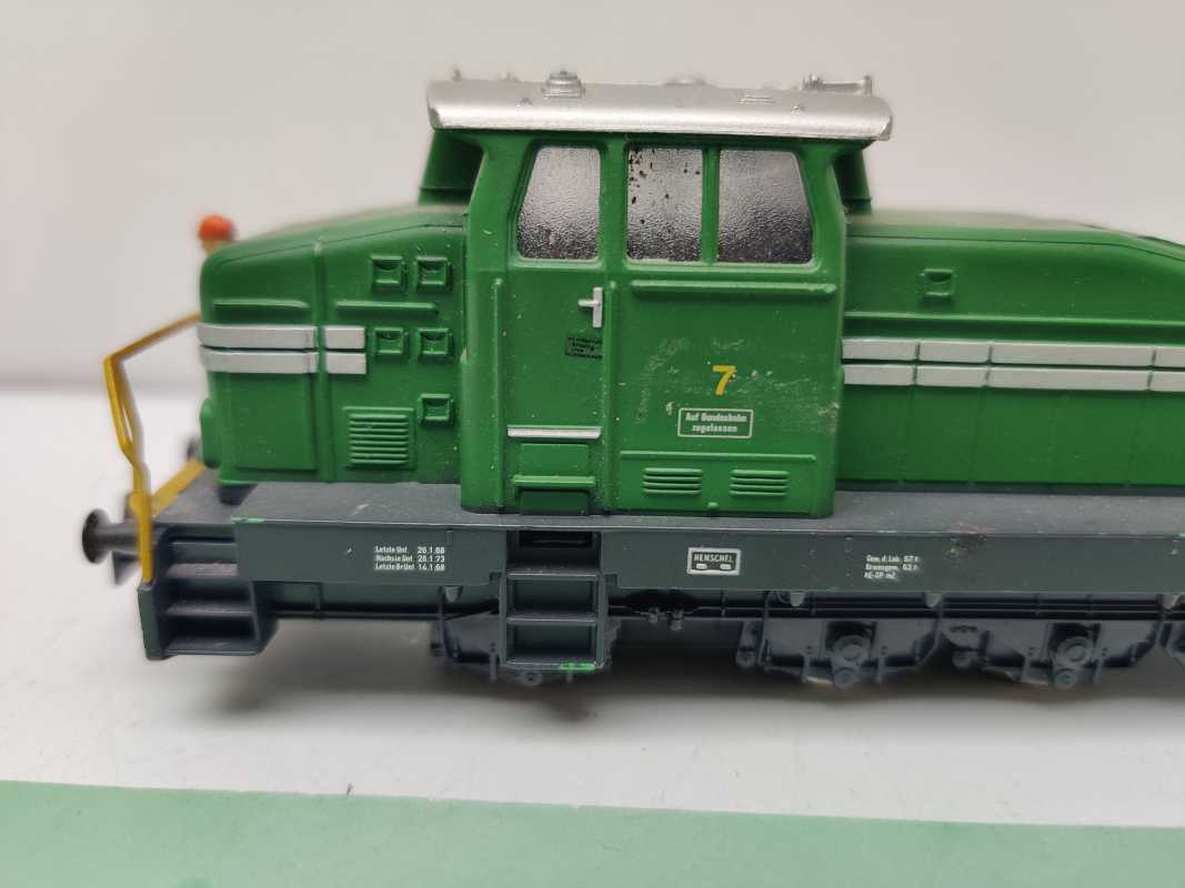 Märklin H0 AC Lok 7 Diesellok / Fx / Grün