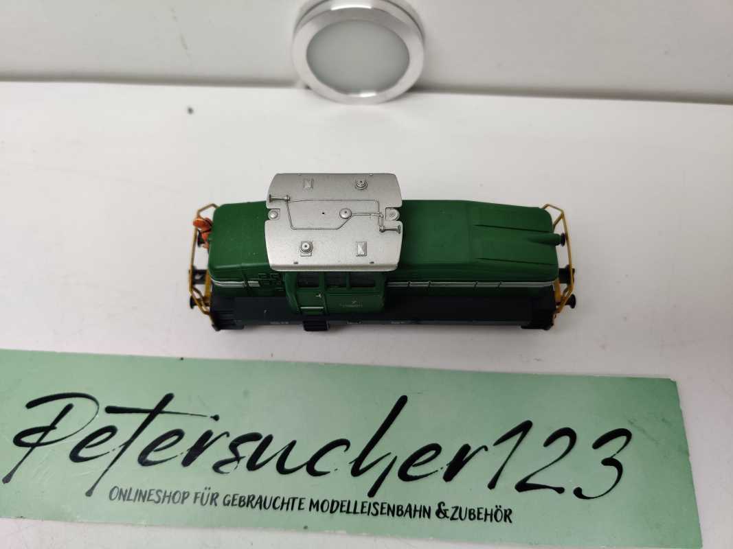 Märklin H0 AC Lok 7 Diesellok / Fx / Grün