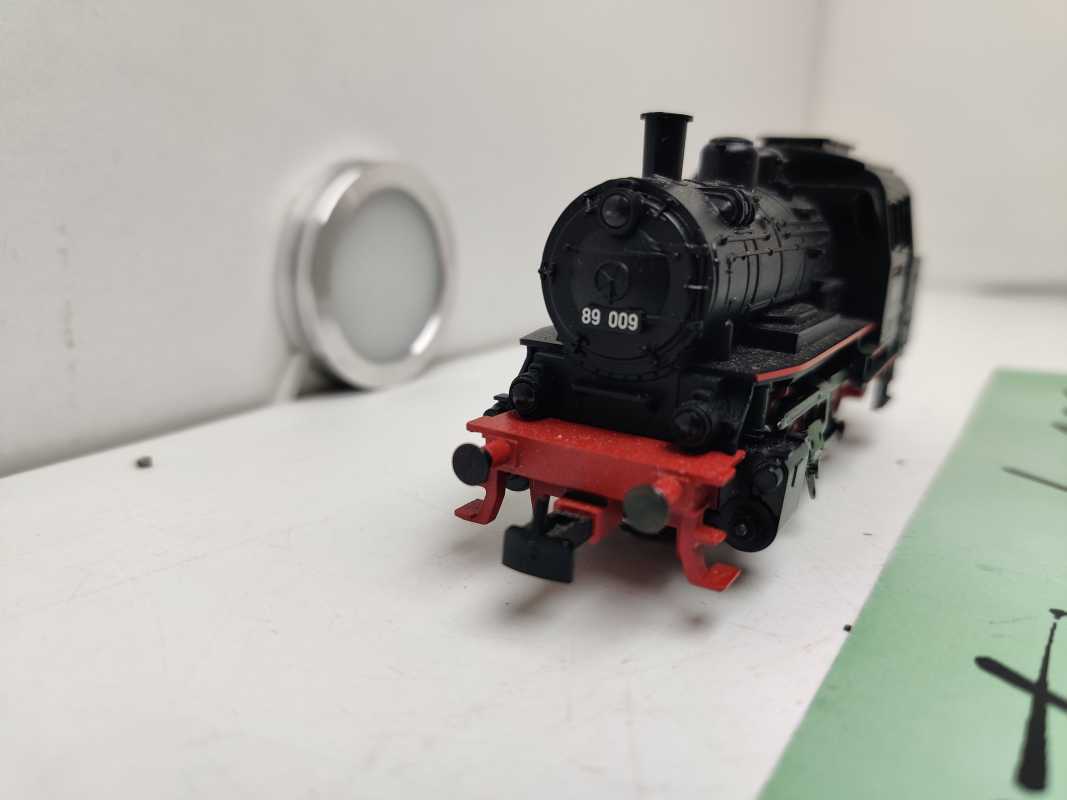 Märklin H0 AC 30000 / BR89 009 / Tenderdampflokomotive der Baureihe 89.0 / Fx / Schwarz