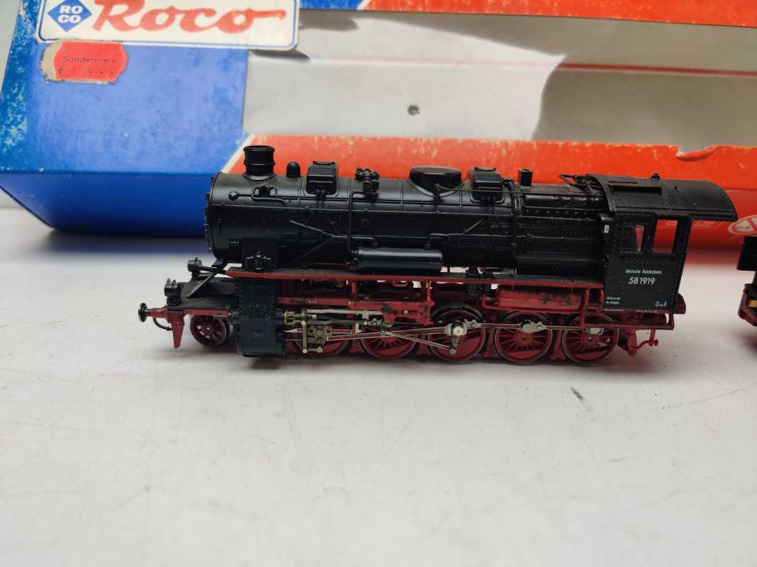 Roco H0 DC 43326 / schweren Güterzug-Dampflokomotive der Baureihe 58 / OVP / Defekt
