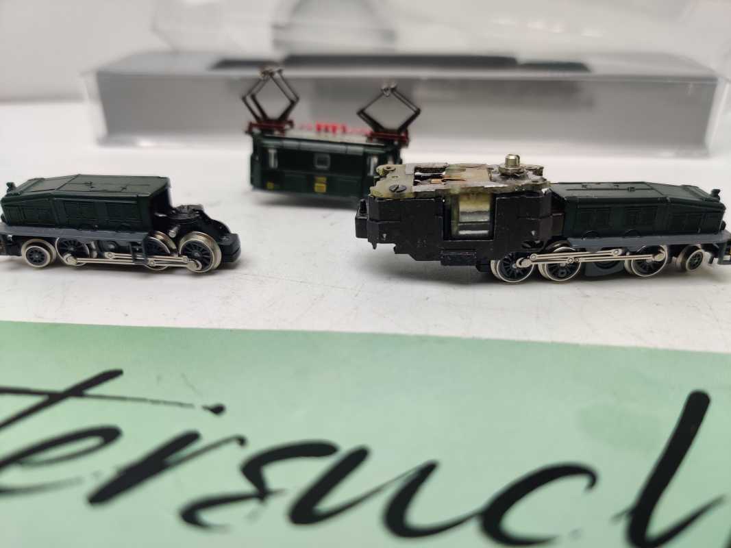 Mini Club / Märklin Z DC 13302 / Krokodil / SBB / Grün / Steuerung fehlt / Defekt