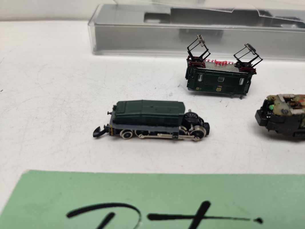 Mini Club / Märklin Z DC 13302 / Krokodil / SBB / Grün / Steuerung fehlt / Defekt