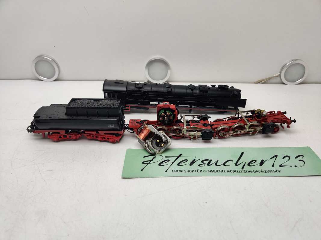 Märklin H0 AC BR53 0001 / gigantische / überschwere Kriegsdampflokomotive / Bauart Mallet / Analog / Defekt