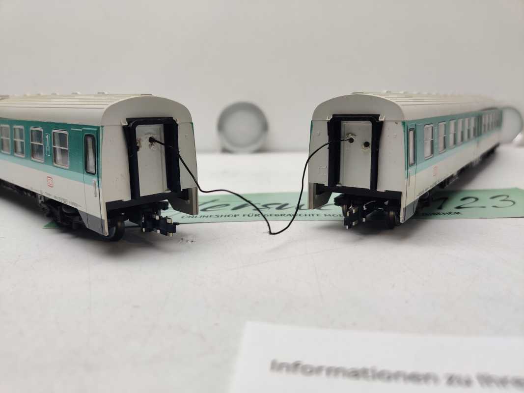 Fleischmann H0 DC BR614 052-9 / BR614 051-1 Triebwagen / Mint / DB / Analog