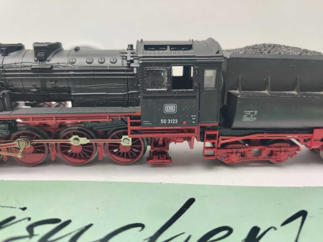 Fleischmann H0 DC 4176 / BR50 3123  / Schlepptender-Dampflokomotive / DB / Analog