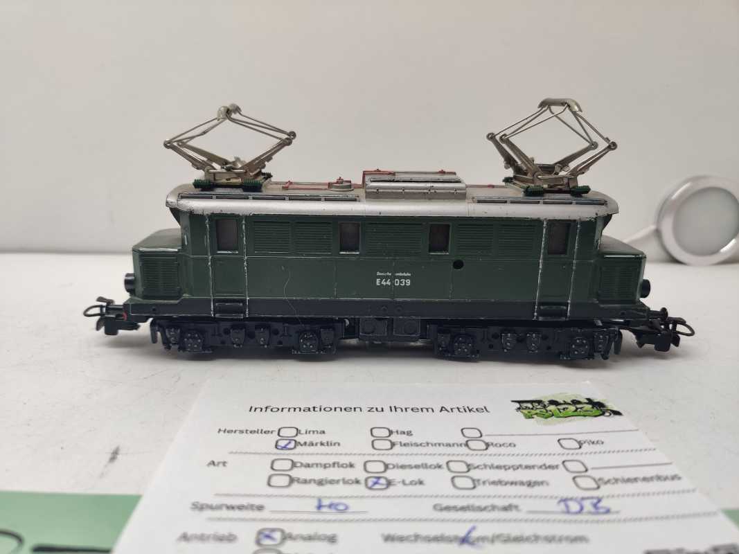 Märklin H0 AC E44 039 / Elektrolokomotive / Grün / Analog