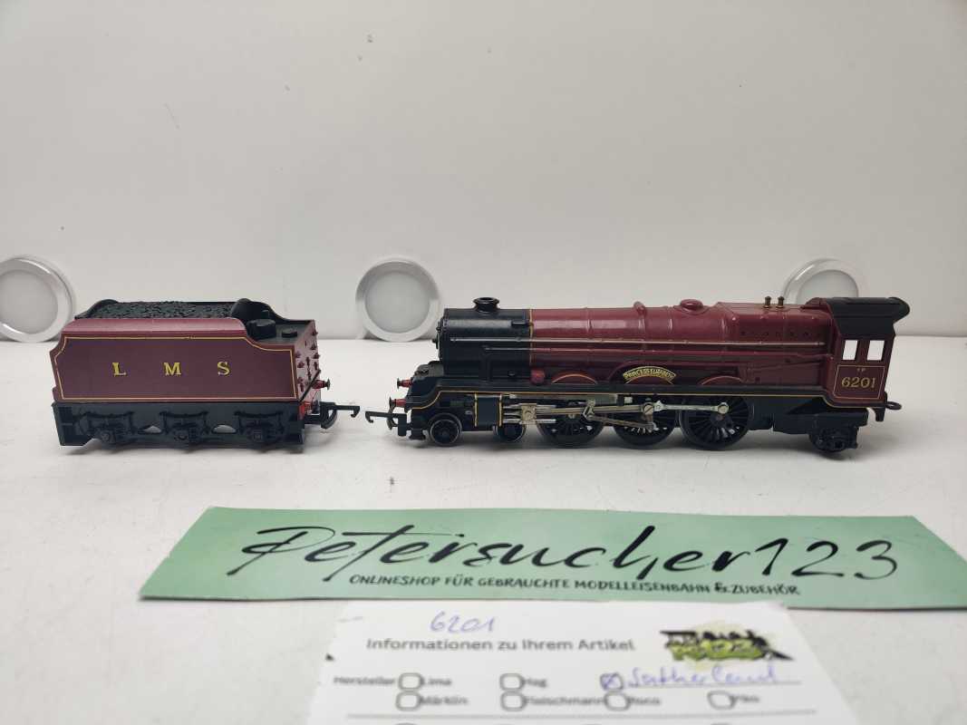 Sutherland H0 DC 6201  Dampflokomotive / LMS Princess / Coronation Class / Bastler / Defekt