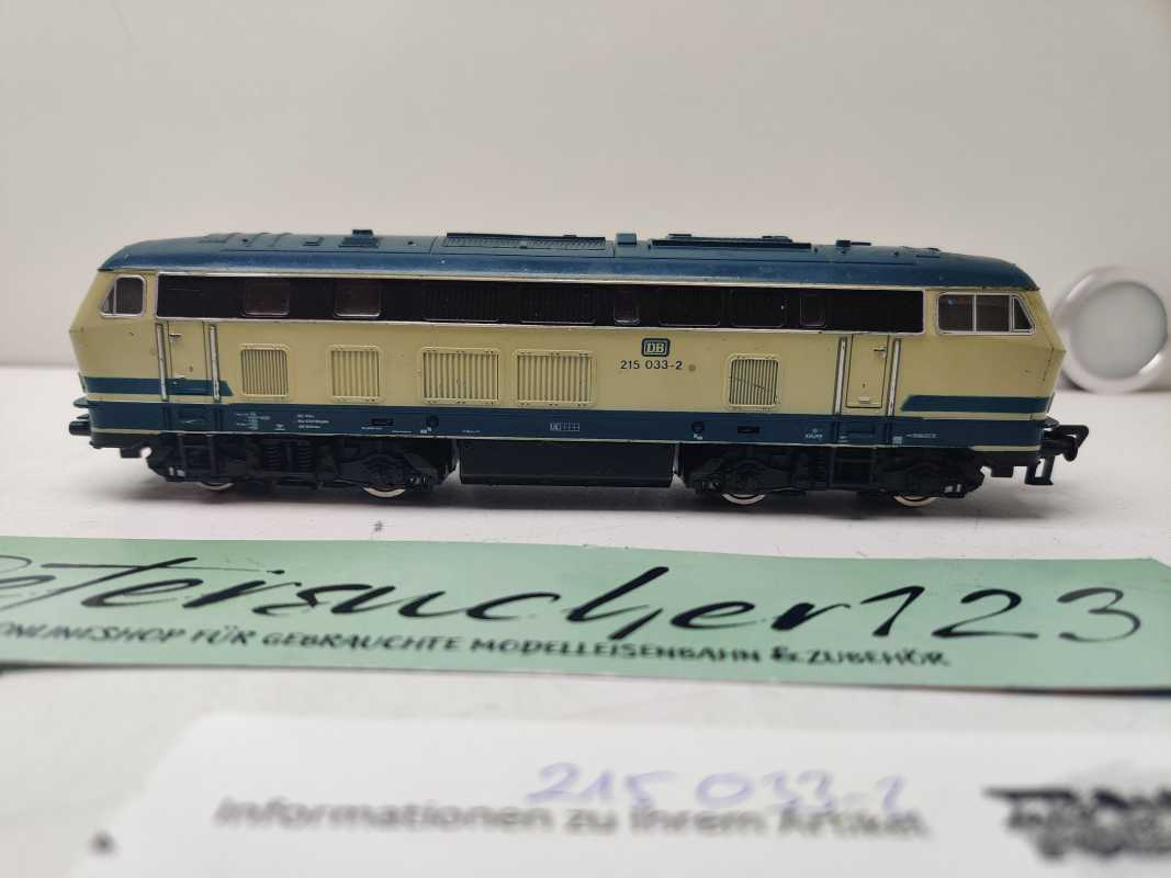 Roco H0 DC 4151 B / BR215 033-2 Diesellok / DB / Blau-Beige / Bastler / Defekt