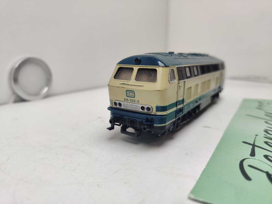 Roco H0 DC 4151 B / BR215 033-2 Diesellok / DB / Blau-Beige / Bastler / Defekt