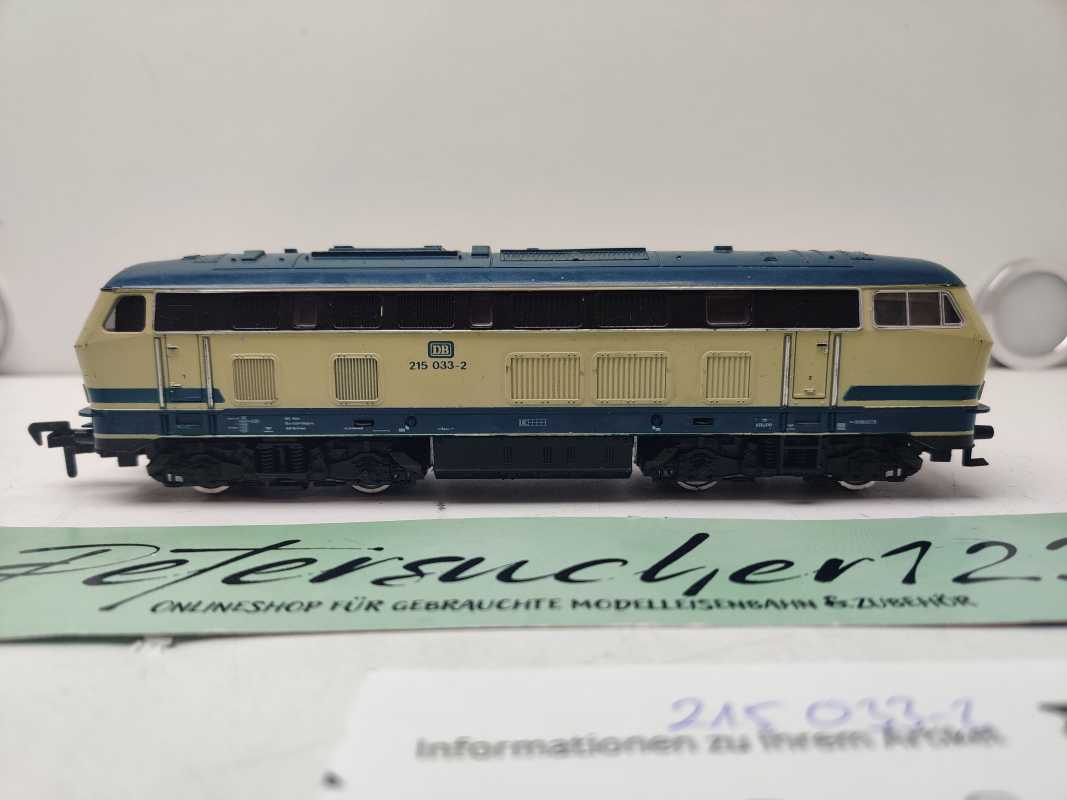 Roco H0 DC 4151 B / BR215 033-2 Diesellok / DB / Blau-Beige / Bastler / Defekt