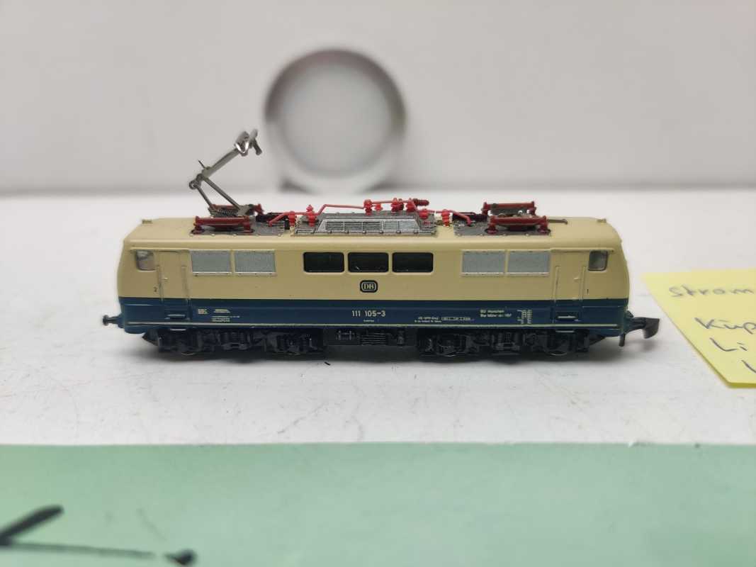 Märklin Mini Club 8858 / Elektrolok / Analog / DB / Blau-Beige / Bastler
