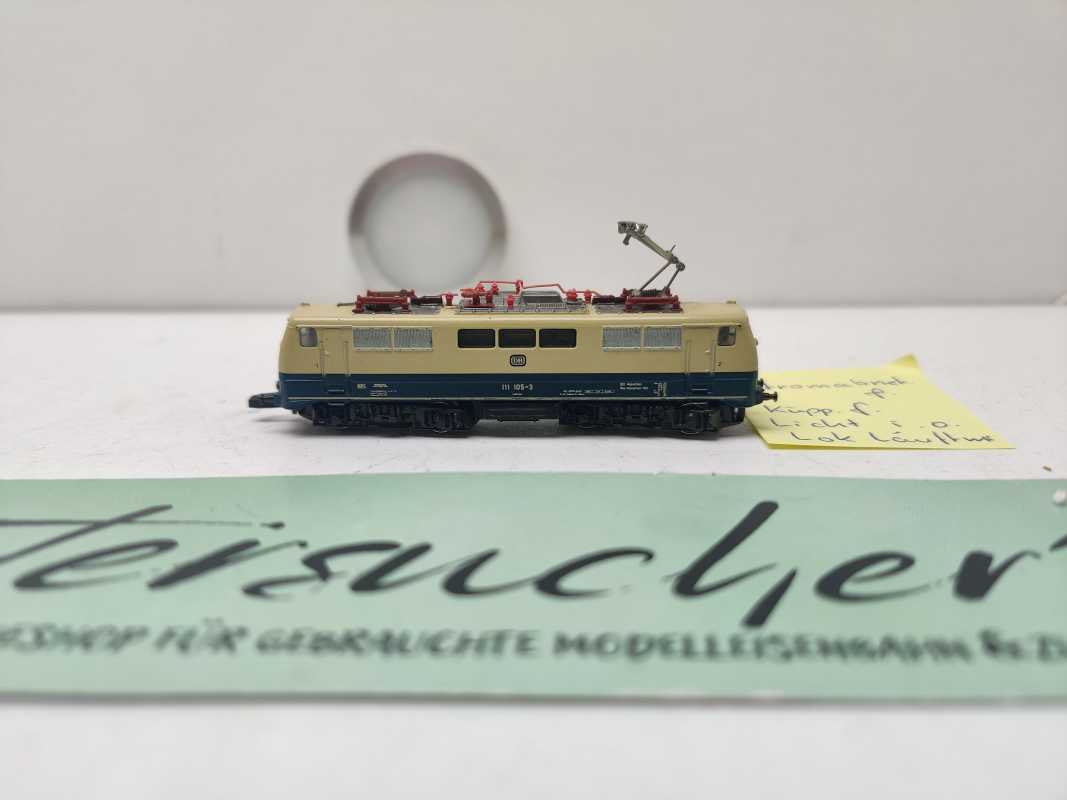 Märklin Mini Club 8858 / Elektrolok / Analog / DB / Blau-Beige / Bastler