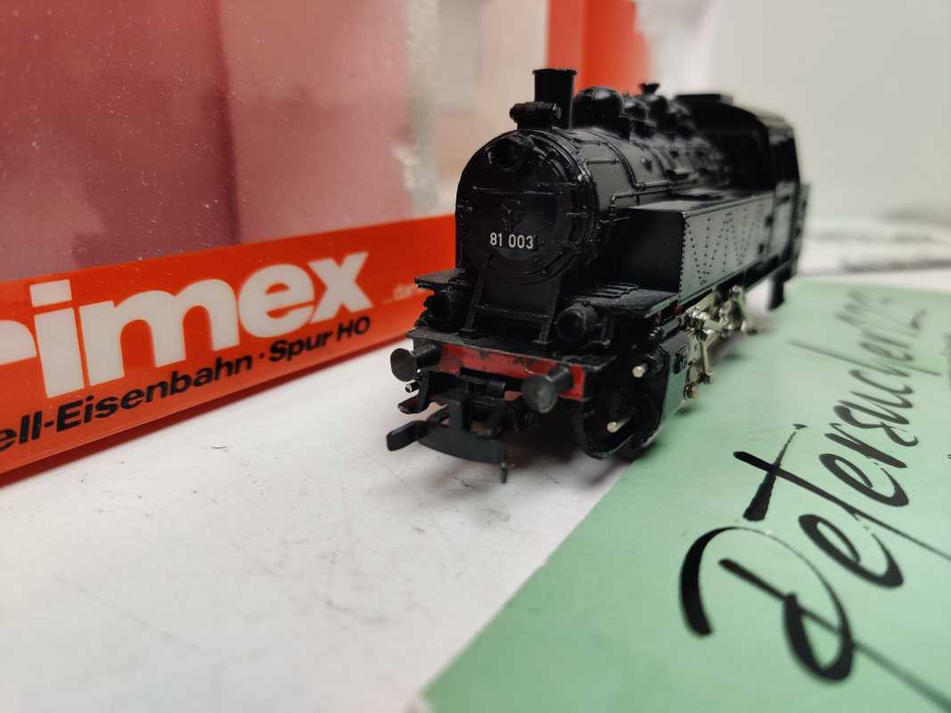 Primex H0 AC 3196 / Tenderlokomotive / BR81 Umbau Mfx / DB / Schwarz / OVP