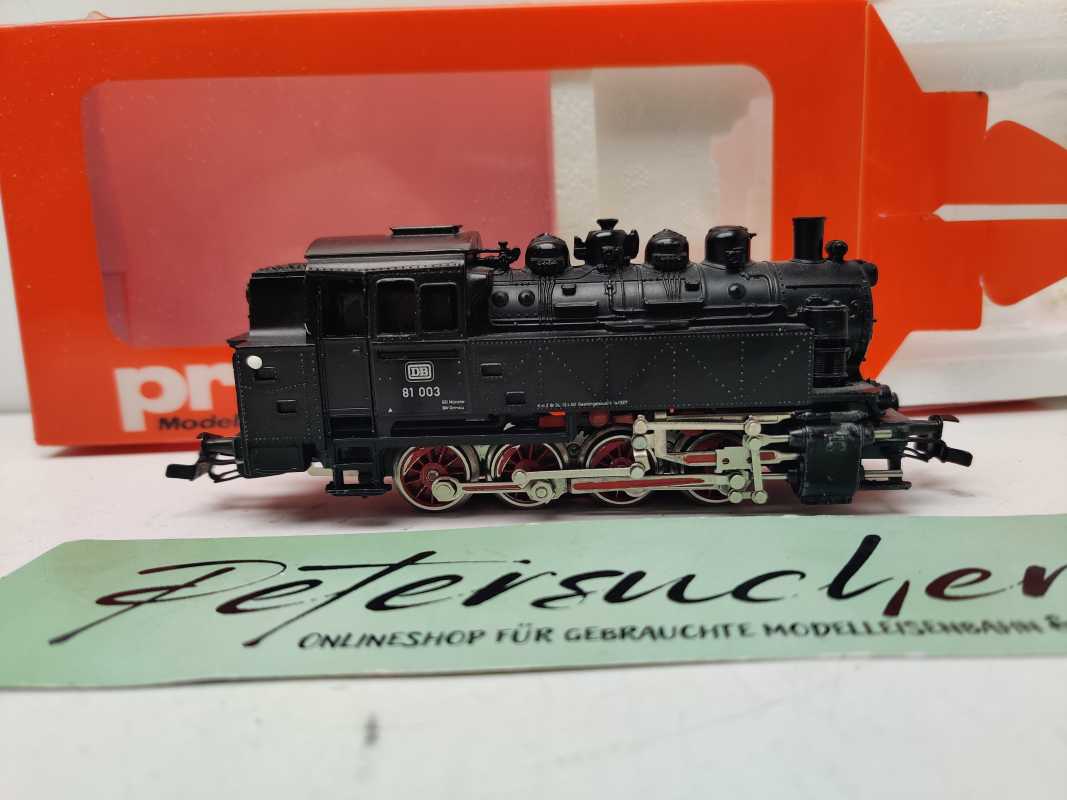 Primex H0 AC 3196 / Tenderlokomotive / BR81 Umbau Mfx / DB / Schwarz / OVP