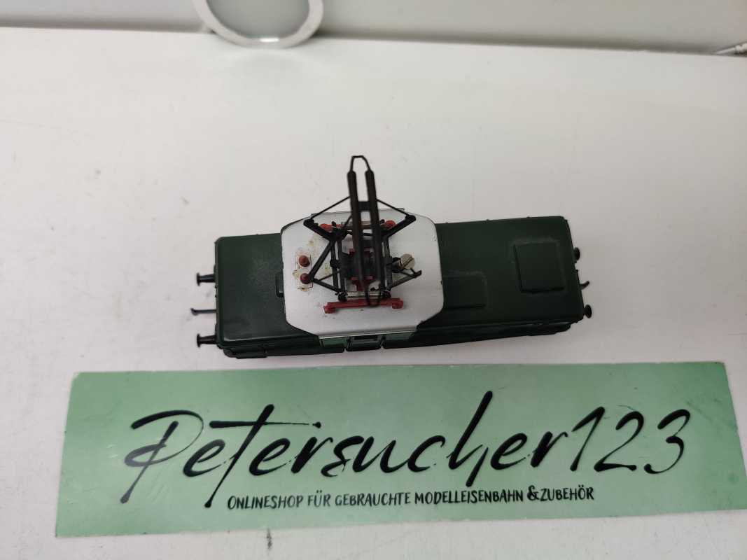 Märklin H0 AC E63 08 / kleine, bullige Rangier-Elektrolokomotive / Umbau Mfx / Grün / DB
