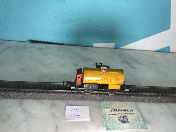 401//Märklin H0 374 2-Achser Kesselwagen SHELL DB M522_GW2571/2