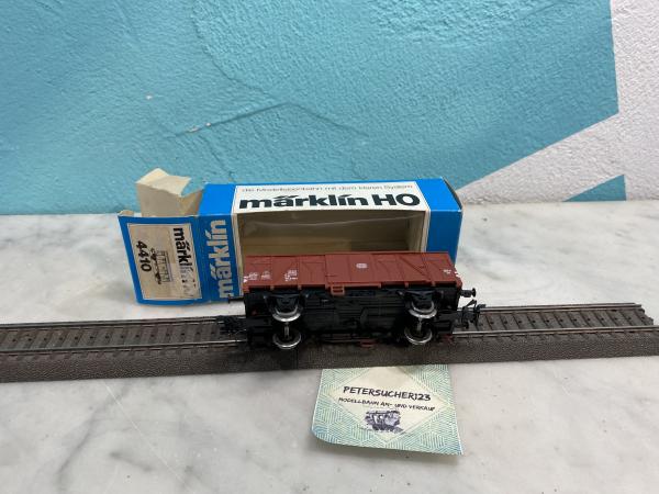 249// Märklin H0 4426 Gedeckter Güterwagen Braun DB  Blaue OVP J622_GW2597