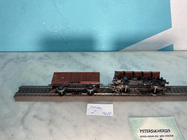 260// Märklin H0 AC 248864+Schotterwagen  DB A822_GW2658