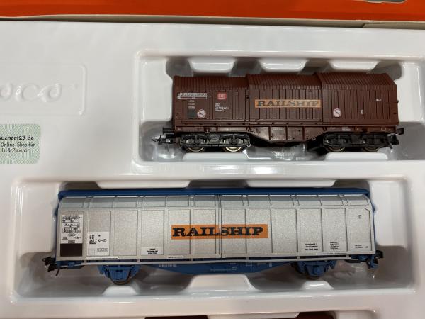 ROCO H0 44104 Wagen SET RAILSHIP  OVP