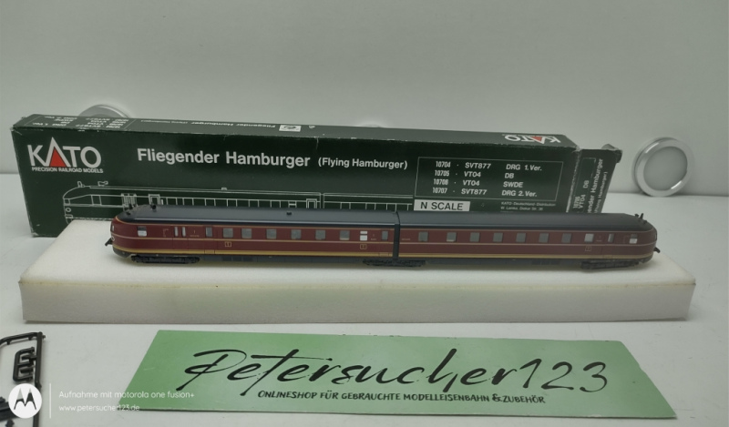 Kato N DC 10705 / VT05 Fliegender Hamburger DB Analog  OVP 