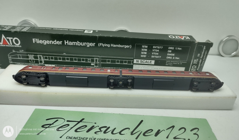 Kato N DC 10705 / VT05 Fliegender Hamburger DB Analog  OVP 