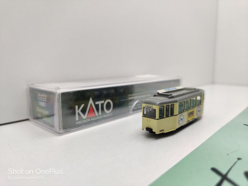 Kato N DC 14601 Beiwagen Nr.645 zu Straßenbahn / Rhein. Bahnges. AG / OVP