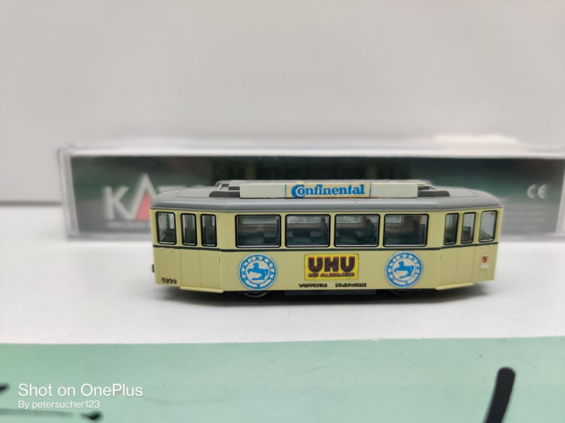 Kato N DC 14601 Beiwagen Nr.645 zu Straßenbahn / Rhein. Bahnges. AG / OVP