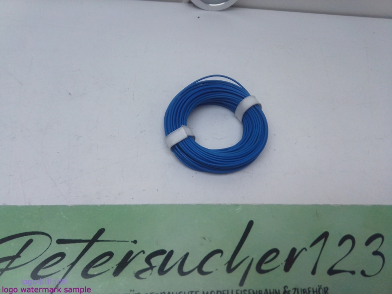 Brawa / Noch  Kabel Blau 10 Meter Schaltlitze 0,14mm²