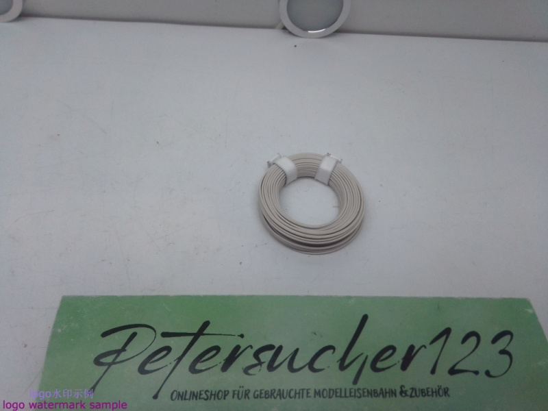 Noch, Brawa  Kabel Weiß 10 Meter Schaltlitze 0,14mm²