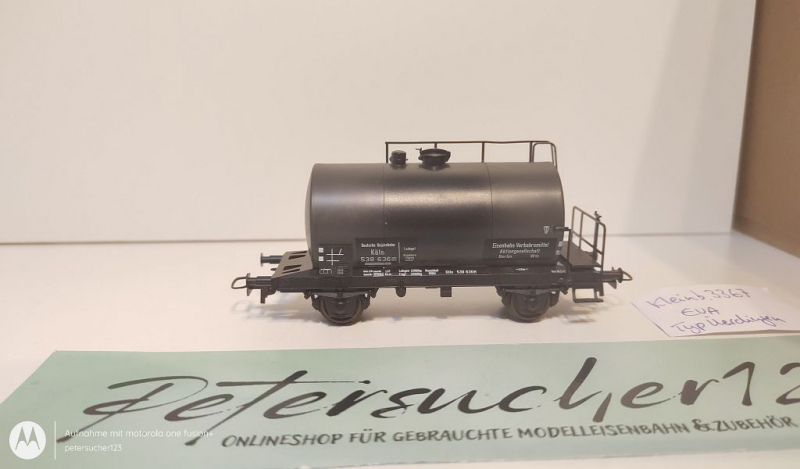 Kleinbahn H0 AC 3367 Kesselwagen "Eisenbahn Verkehrsmittel Aktienges" / NEM / DRG