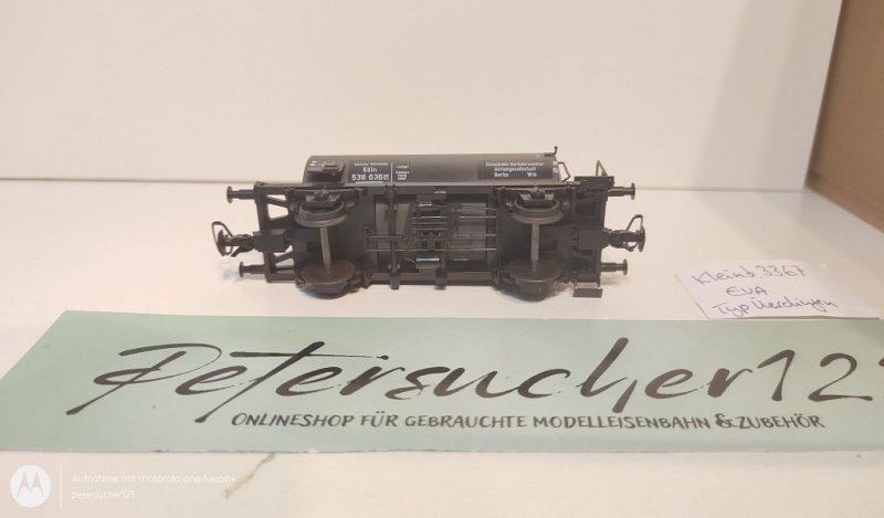 Kleinbahn H0 AC 3367 Kesselwagen "Eisenbahn Verkehrsmittel Aktienges" / NEM / DRG