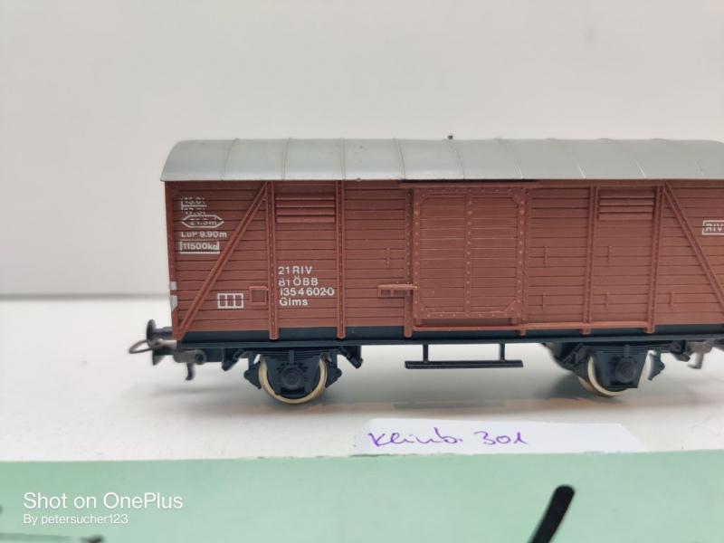 Kleinbahn H0 DC 300 gedeckter Güterwagen / Glms / ÖBB