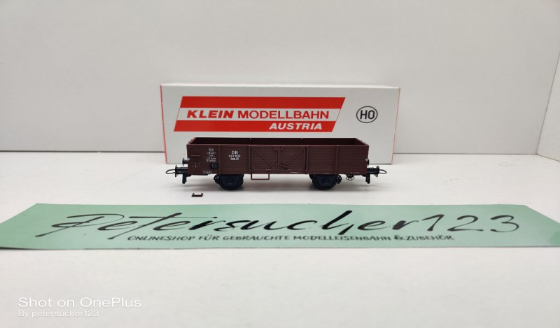 Kleinbahn H0 DC 3142 offener Güterwagen / Owp 09 / DB / OVP