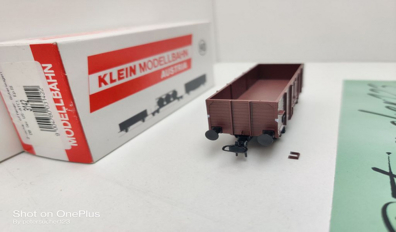 Kleinbahn H0 DC 3142 offener Güterwagen / Owp 09 / DB / OVP