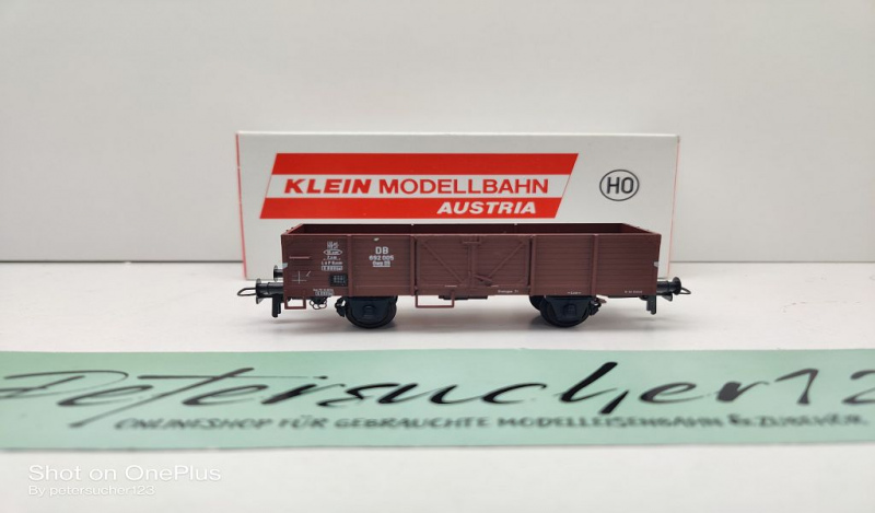 Kleinbahn H0 DC 3142 offener Güterwagen / Owp 09 / DB / OVP