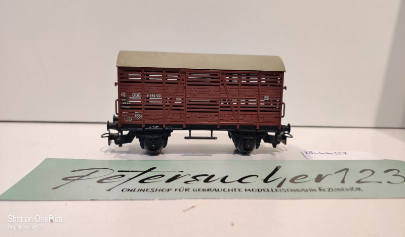 Kleinbahn H0 AC 327 Kleinviehtransportwagen / ÖBB