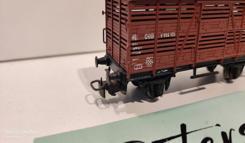 Kleinbahn H0 AC 327 Kleinviehtransportwagen / ÖBB