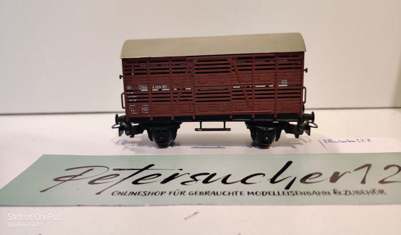 Kleinbahn H0 AC 327 Kleinviehtransportwagen / ÖBB