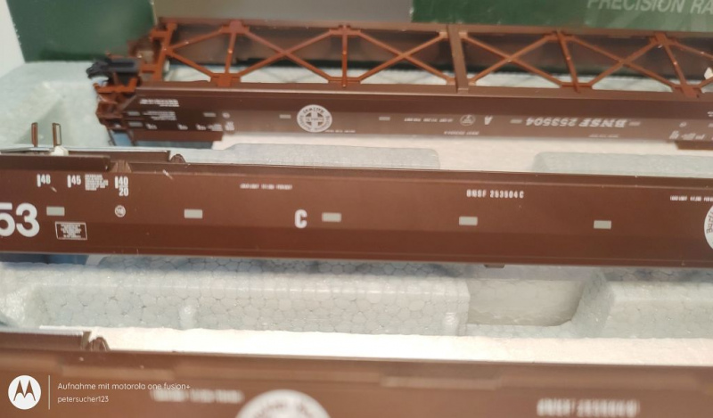 Kato H0 DC 253504 US Tragwagen-Set / 30-9031 / BNSF / OVP