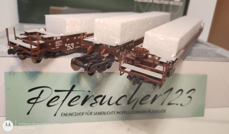 Kato H0 DC 253504 US Tragwagen-Set / 30-9031 / BNSF / OVP