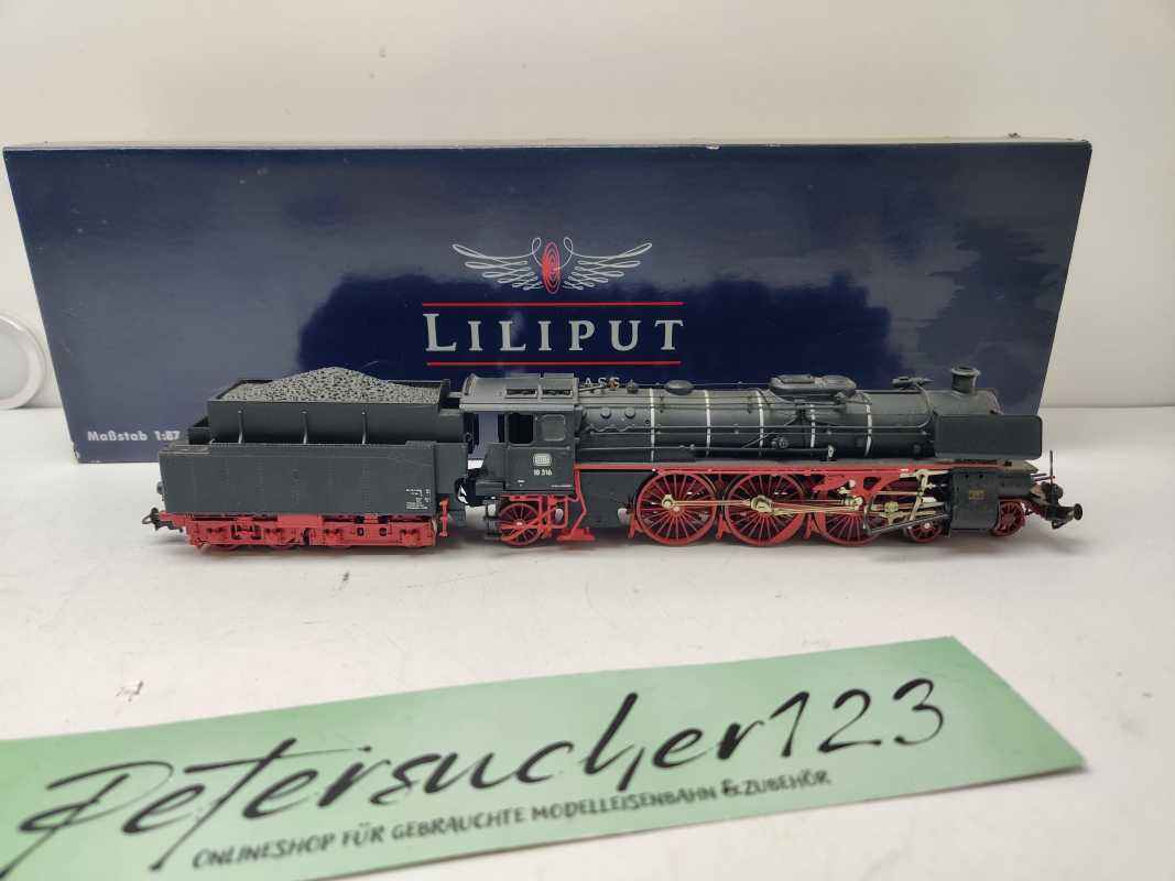 Liliput H0 DC L104001 / Schlepptender-Dampflokomotive / BR18.3 / DB / Analog / DSS /OVP
