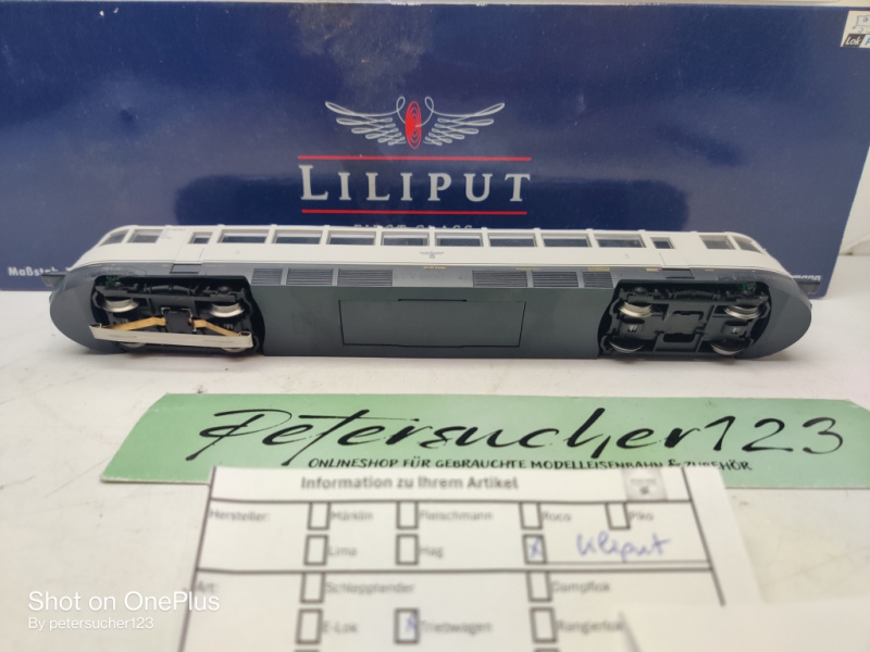 Liliput H0 AC L112883 / 137 463  Triebwagen Diesel Aussichtswagen Dresden / Weiß / Esu-Digital / OVP