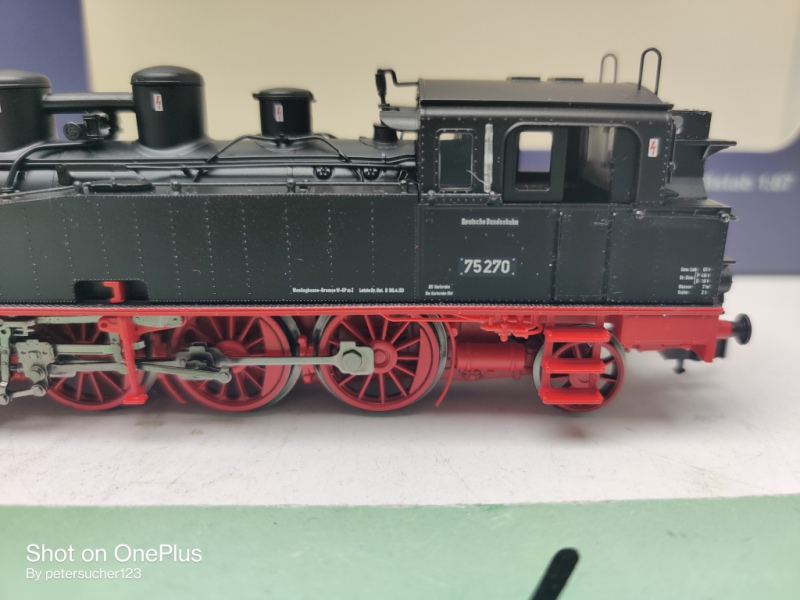Liliput H0 DC L131182 /  BR75 270  Tenderlokomotive  / DB / DSS / Esu - Digital / OVP