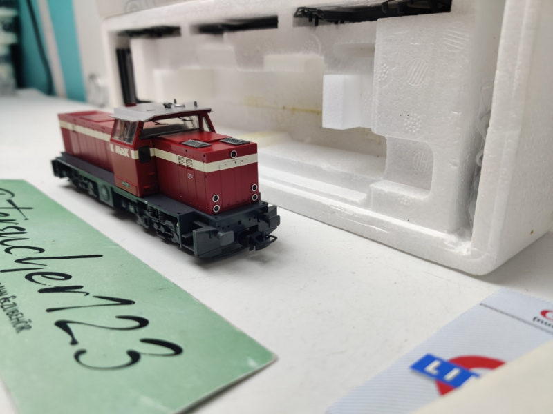 Liliput H0 DC 7224 05 / Diesellok MAK / Rot / Analog / OVP
