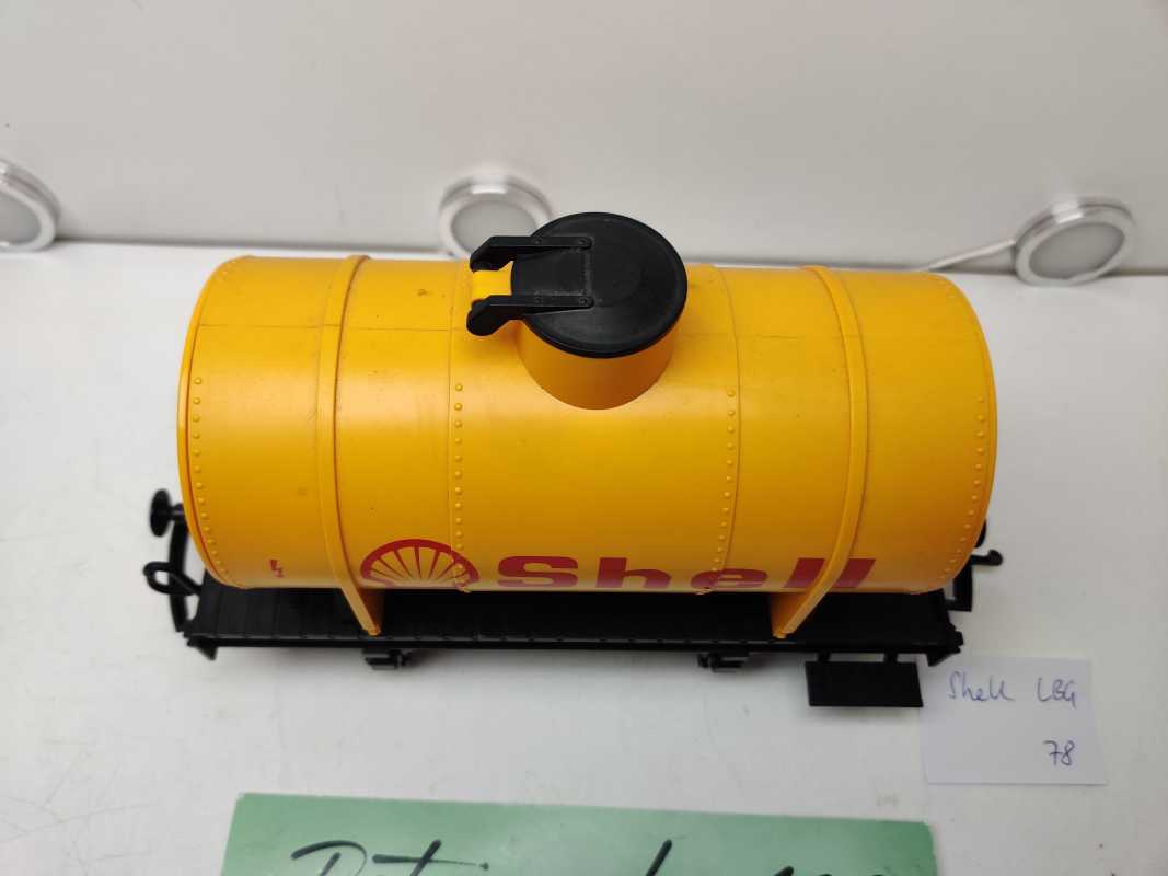 LBG Spur G 4040 / 2-achsiger Kesselwagen / SHELL / gelb