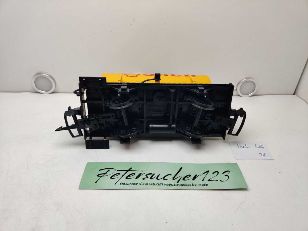 LBG Spur G 4040 / 2-achsiger Kesselwagen / SHELL / gelb