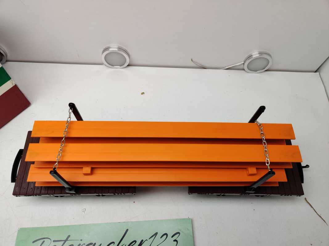 LBG Spur G / 40500 / Feldbahn-Drehschemelwagen-Set / OVP